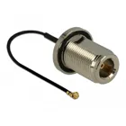 89430 - Antenna Cable N jack bulkhead to MHF® I plug 1.37, 13 cm, splash proof