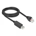 64161 - Serial connection cable with FTDI chipset, USB2.0-A male to RS-232 RJ45 male 2 m
