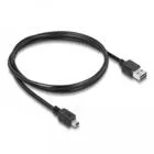 83362 - Kabel EASY-USB2.0-A Stecker > USB 2.0 Typ Mini-B Stecker 1 m, schwarz
