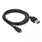 83367 - Kabel EASY-USB 2.0 Typ-A Stecker > USB 2.0 Typ Micro-B Stecker 2 m, schwarz
