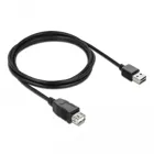 83371 - Verlängerungskabel EASY-USB2.0-A Stecker > USB2.0-A Buchse schwarz, 2 m