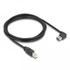 83375 - Kabel EASY-USB2.0-A Stecker gewinkelt links / rechts > USB 2.0 Typ-B Stecker, 2 m