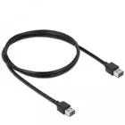 83460 - Cable EASY-USB2.0-A male > EASY-USB2.0-A male 1 m black