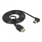 83551 - Extension cable EASY-USB2.0-A male angled left / right > USB2.0-A female 1 m
