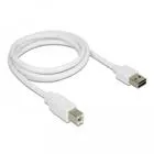 83686 - Cable EASY-USB2.0-A male > USB 2.0 type-B male 1 m white