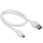 85159 - Kabel EASY-USB2.0-A Stecker > USB 2.0 Typ Mini-B Stecker 0,5 m weiß