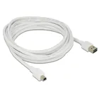 85161 - Cable EASY-USB2.0-A male & USB 2.0 type mini-B male 3 m, white