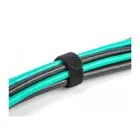 Velcro cable tie L 250 x W 12 mm black 10 pcs.