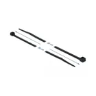 Cable tie cold-resistant L 200 x W 3.6 mm black 100 pcs.