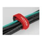 Velcro cable tie with loop L 190 x W 25 mm red 5 pcs.