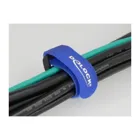 Klett-Kabelbinder mit Schlaufe L 190 x B 25 mm blau 5 Stück