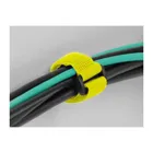 Klett-Kabelbinder mit Schlaufe und Befestigungsöse L 280 x B 38 mm gelb 3