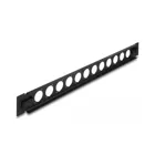 19 Inch D-Type Patch Panel 12 Port Tool Free Black