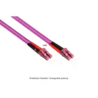Patch cable fibre optic duplex OM4 (multimode, 50/125) LC/ST, LSZH, 0.5m
