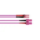 Patch cable fibre optic duplex OM4 (multimode, 50/125) LC/SC, LSZH, 3 m