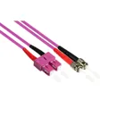 Patch cable fibre optic duplex OM4 (multimode, 50/125) SC/ST, LSZH, 15 m