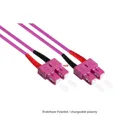 Patch cable fibre optic duplex OM4 (multimode, 50/125) SC/SC, LSZH, 30 m