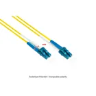 Patch cable fibre optic duplex OS2 (singlemode, 9/125) LC/SC, LSZH, 2 m