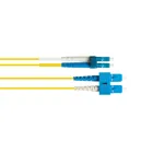 Patch cable fibre optic duplex OS2 (singlemode, 9/125) LC/SC, LSZH, 20 m