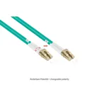 Patch cable fibre optic duplex OM3 armoured cable (multimode, 50/125) LC/LC steel armour 20 m