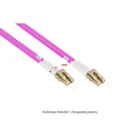 Patch cable FO duplex OM4 PANZERKABEL (multimode, 50/125) LC/LC, steel armour, 20 m