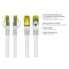 8070R-200W - Patchcable Cat.7, S/FTP, 20m, white