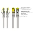 8070R-300 - Patchcable Cat.7, S/FTP, 30m, grey