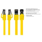 8080-020Y - Patchcable Cat.8.1, S/FTP, 2m, yellow