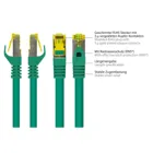 8070R-005G - Patchcable Cat.7, S/FTP, 0,5m, green