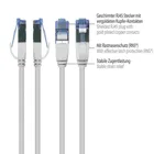 8060-HS010W - Patchcable Cat.6a, U/FTP, 1m, white