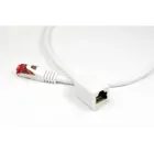 RNS® patch cable extension, Cat. 6, S/FTP, PiMF, PVC, 250 MHz, OFC, white, 5 m