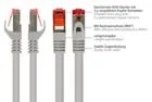 8060-003 - Patchcable Cat.6, S/FTP, 0.25m, grey