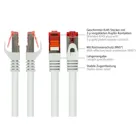 8060-010W - Patchcable Cat.6, S/FTP, 1m, white