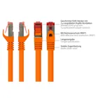 8060-030O - Patchcable Cat.6, S/FTP, 3m, orange