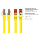 8060-100Y - Patchcable Cat.6, S/FTP, 10m, yellow