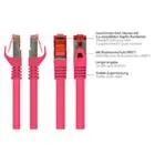 8060-400M - Patchcable Cat.6, S/FTP, 40m, magenta