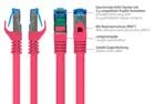 8060-H015M - Patchcable Cat.6a, S/FTP, 1,5m, magenta