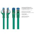 8060-H050G - Patchcable Cat.6a, S/FTP, 5m, green