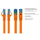 8060-H050O - Patchcable Cat.6a, S/FTP, 5m, orange