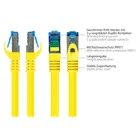 8060-H200Y - Patchcable Cat.6a, S/FTP, 20m, yellow