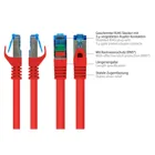 8060-H500R - Patchkabel Cat.6a, S/FTP, 50m, rot