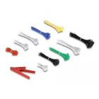 Cable tie assortment box with cable tie pliers 600 pieces coloured