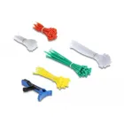 Cable tie assortment box with tensioning tool 350 pieces coloured