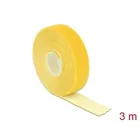 Velcro tape on roll L 3 m x W 20 mm yellow