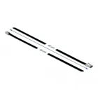 Stainless steel cable tie L 400 x W 4.6 mm black 10 pcs.