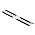 Stainless steel cable tie L 300 x W 7.9 mm black 10 pcs.