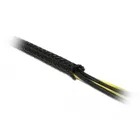 Braided hose expandable 10 m x 25 mm black