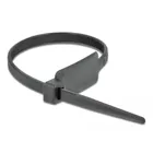 Cable tie with labelling field L 270 x W 4.8 mm, black, 10 pcs.