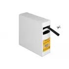 Heat shrink tubing box, with inner adhesive, shrink ratio 3:1, 5 m x 9.5 mm, black