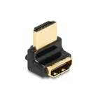 HDMI Adapter Stecker zu Buchse 90° oben gewinkelt 8K 60 Hz Metall